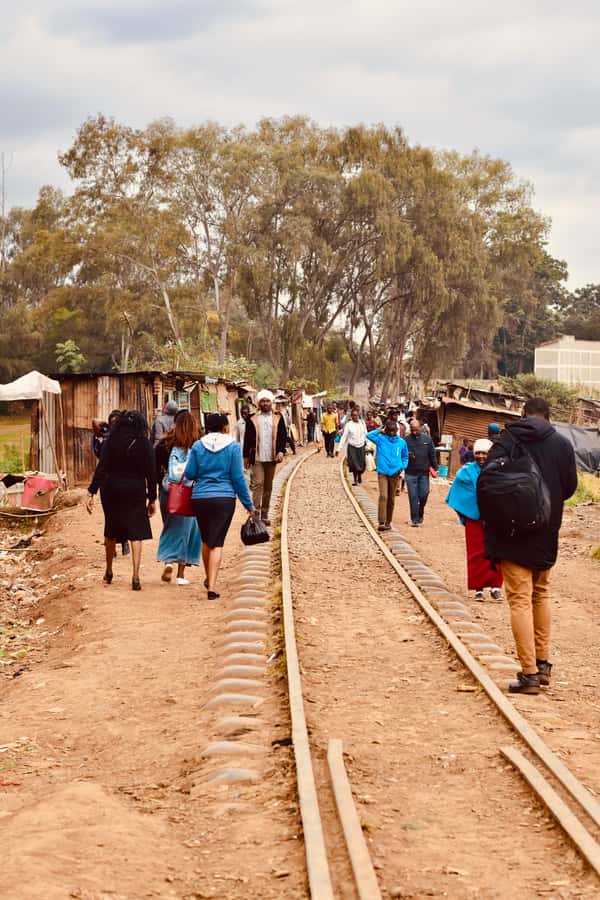 A Visit To KIBERA The Chocolate City. - Using public transport into Kibera