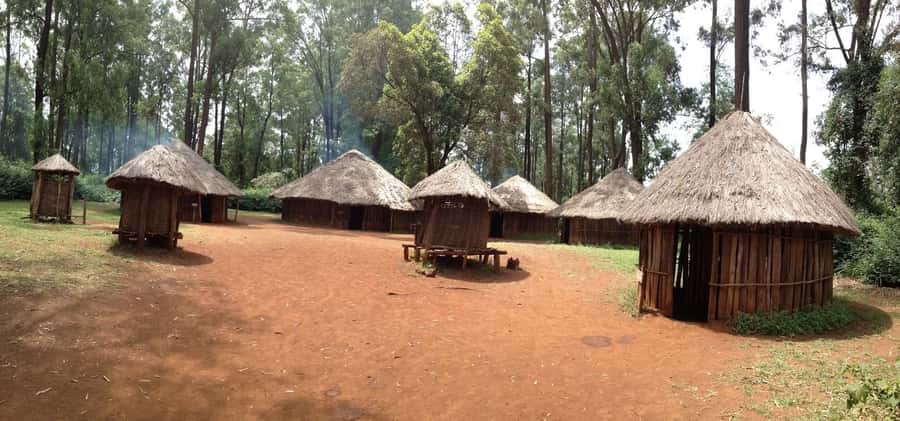 Bomas of Kenya Cultural tour - Walking through the traditional homesteads