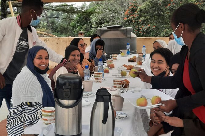 Coffee farm tour, coffee roasting and tasting experience - Walking among the trees at All Seasons Coffee
