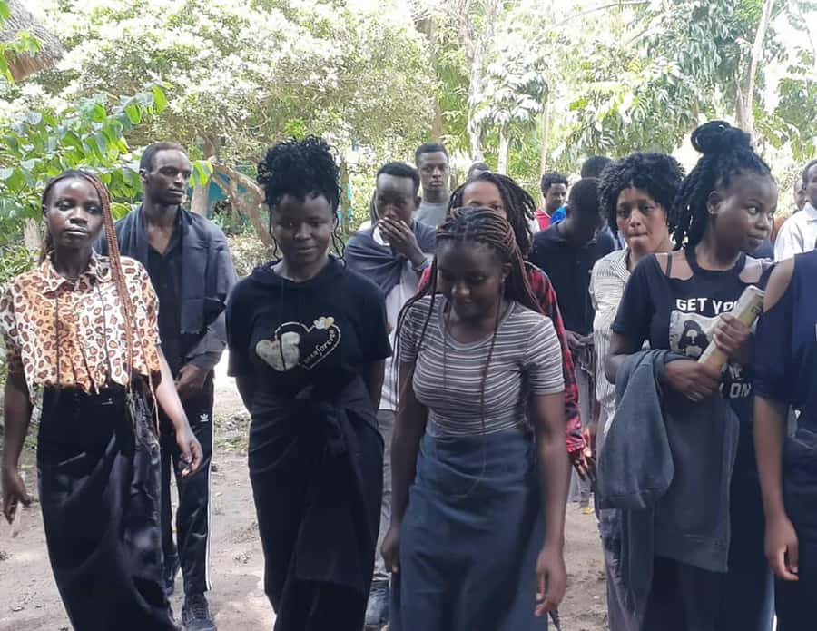 Diani Beach: Kaya Kinondo cultural and nature experience - The short transfer to the village