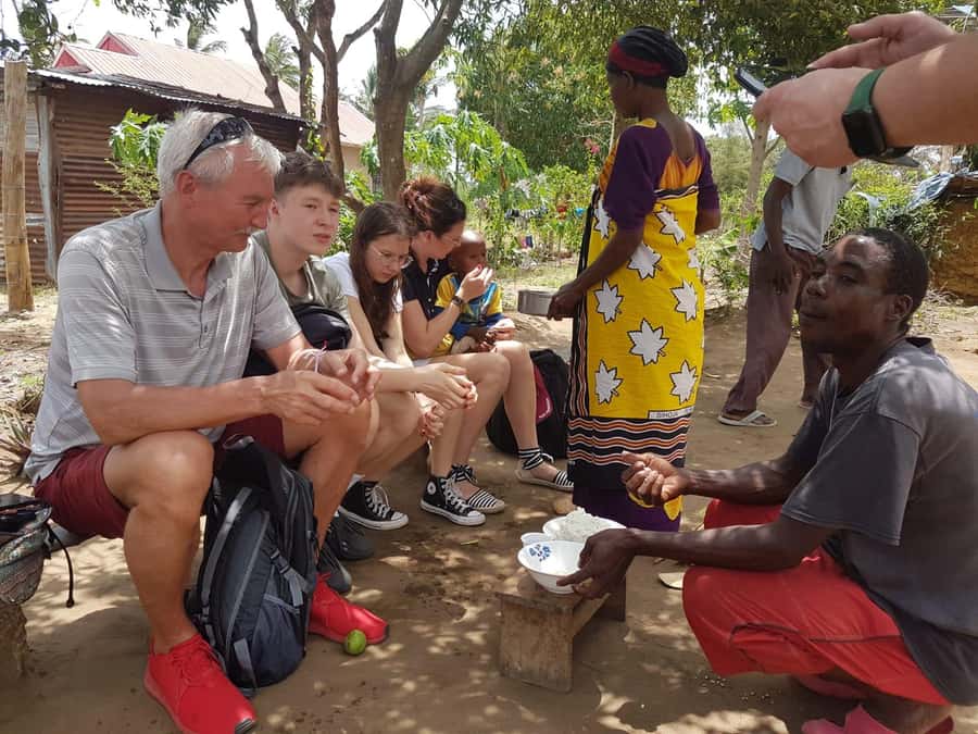 Diani: Giriama Cultural Dance Show and Local Village Tour - Walking to the Giriama dance arena