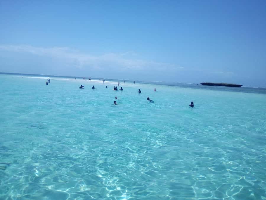 Diani: Wasini Island Dolphin Watching and Snorkeling Tour - Setting out on an Arabic dhow