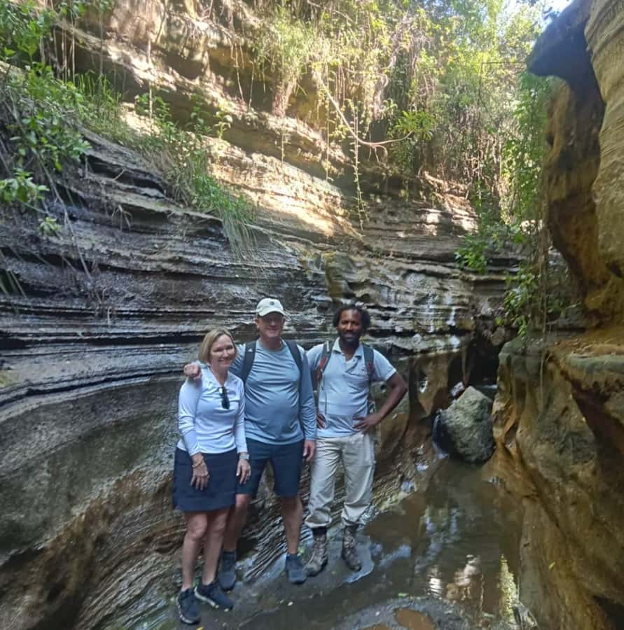 Group joining day tour to Hell's Gate and Lake Naivasha - Crescent Island adds a walking safari