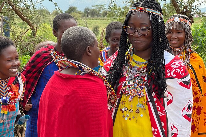 Masai village Cultural afternoon Experience - Entering a mud-thatched Maasai home