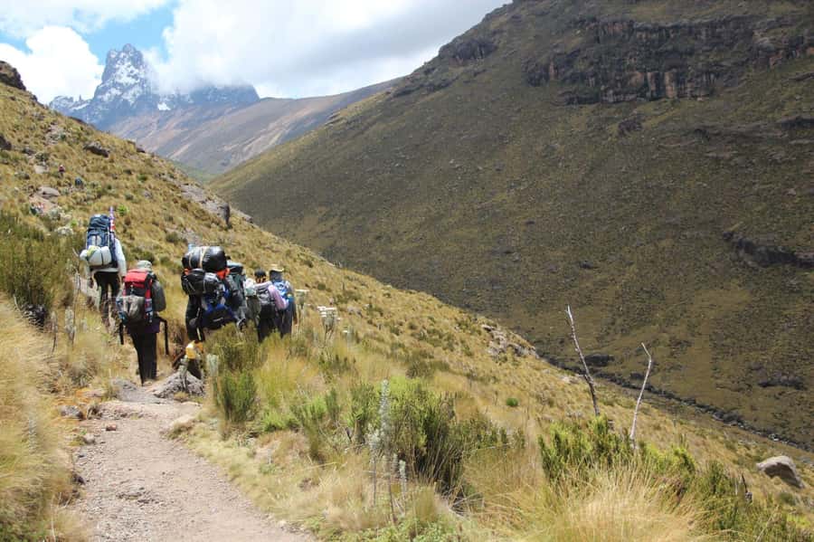 Mt Kenya: Full-day hiking tour from Nairobi - Guides Frank, Joseph, and Meshak