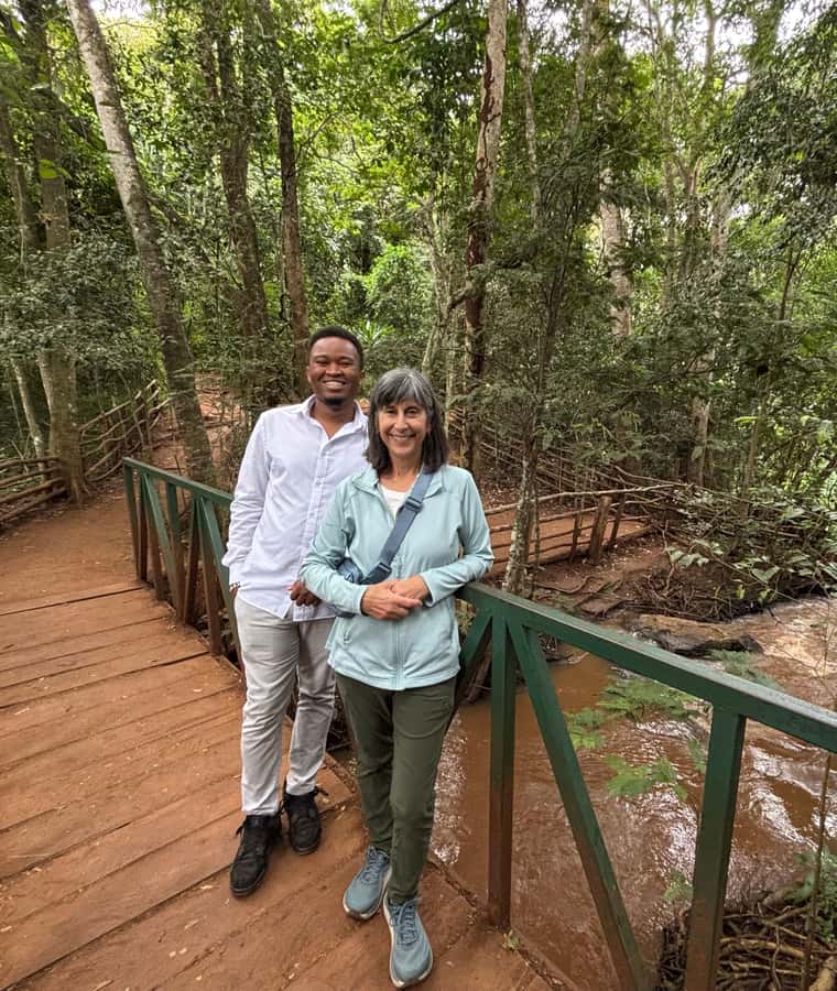 Nairobi: From Nairobi-Karura Forest Guided Walking Tour - Taking the canopy walk above the trees