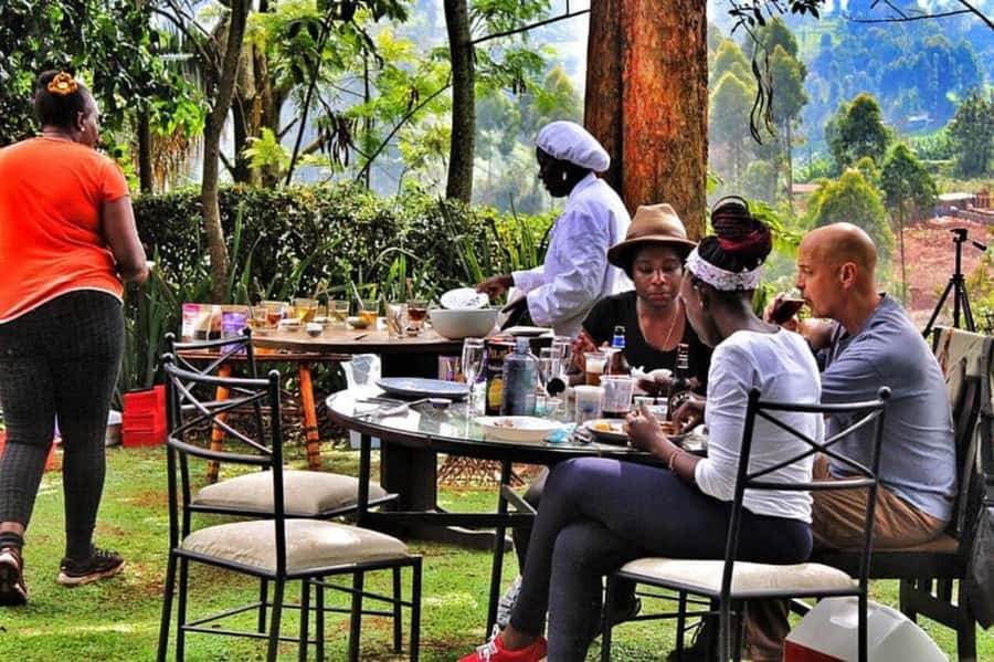 Nairobi: Purple Tea Farm Gatura Greens Day Trip - Picking the best leaves by hand