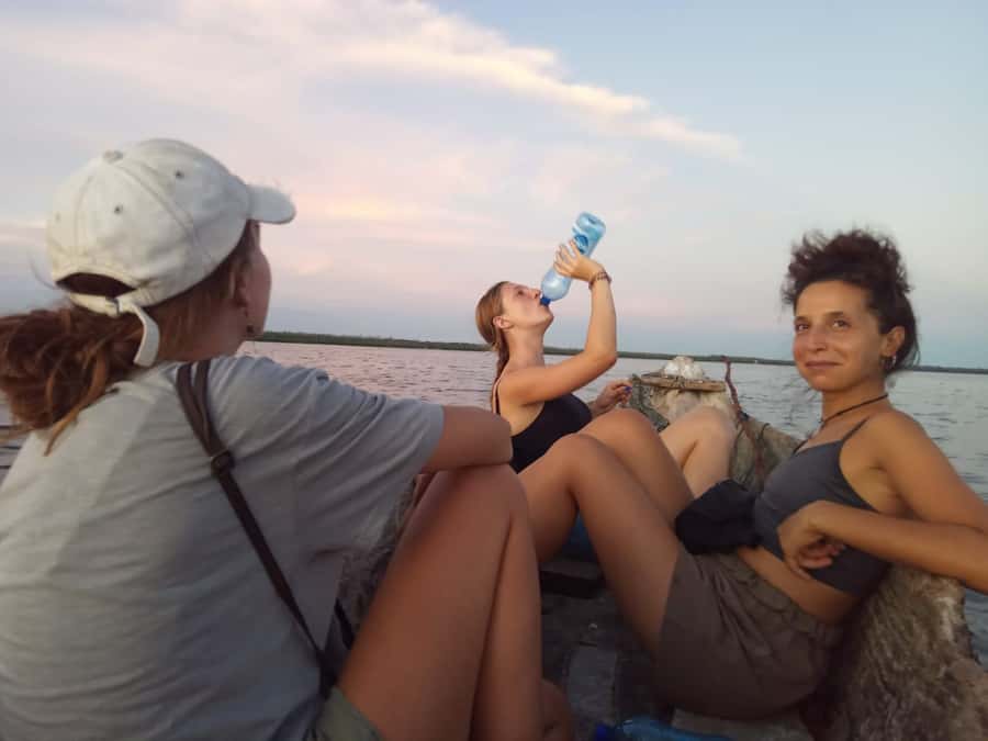 Watamu: Sunset Mangrove Canoe Tour with Coconut Drink - Birds, mudskippers, and oysters in the roots